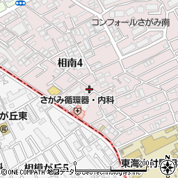 神奈川県相模原市南区相南4丁目22-3周辺の地図