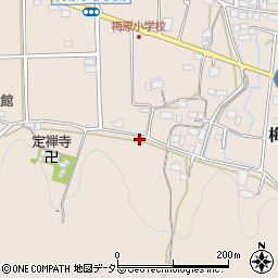 岐阜県山県市梅原1182周辺の地図