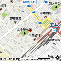リパーク五井駅西口第２駐車場周辺の地図
