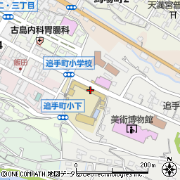 飯田市立追手町小学校周辺の地図
