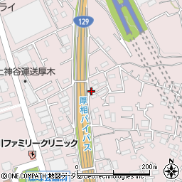 神奈川県厚木市上依知1426-2周辺の地図