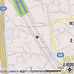 神奈川県厚木市上依知1443-2周辺の地図