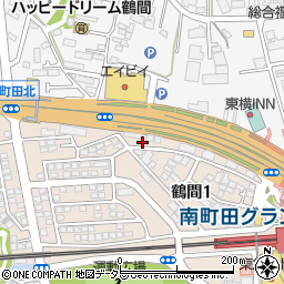 サンアドバンス南町田周辺の地図