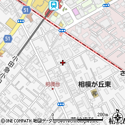 座間市相模が丘5丁目4 akippa駐車場周辺の地図