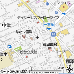 神奈川県愛甲郡愛川町中津734周辺の地図