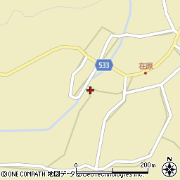 滋賀県高島市マキノ町在原523周辺の地図