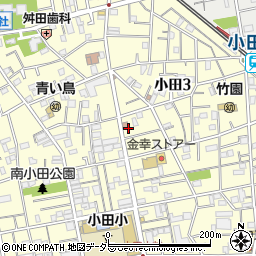 土田クリーニング店周辺の地図