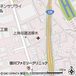 神奈川県厚木市上依知1076-11周辺の地図