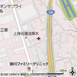 神奈川県厚木市上依知1076-11周辺の地図