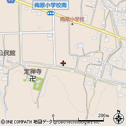 岐阜県山県市梅原1192周辺の地図