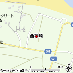 京都府舞鶴市西神崎周辺の地図