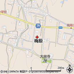 岐阜県山県市梅原973周辺の地図