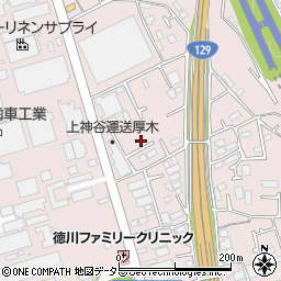 神奈川県厚木市上依知1078周辺の地図