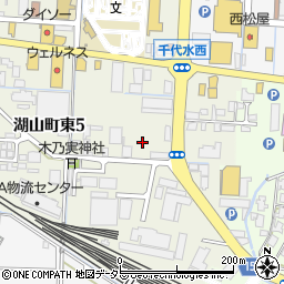 回転すし 北海道 湖山店周辺の地図