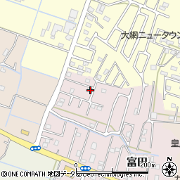 千葉県大網白里市富田2128-13周辺の地図