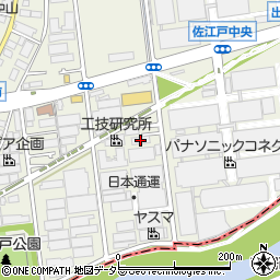 佐藤渡辺横浜営業所周辺の地図