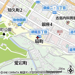 長野県飯田市扇町35周辺の地図