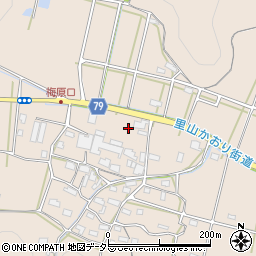 岐阜県山県市梅原579周辺の地図