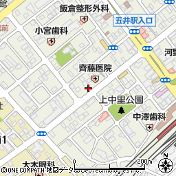 五井中央通り周辺の地図