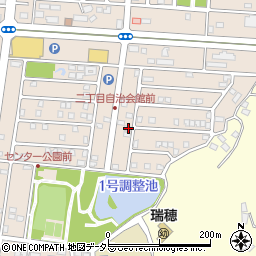 千葉県大網白里市みずほ台2丁目9-13周辺の地図