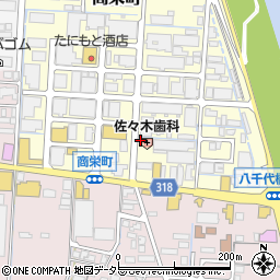 鳥取県鳥取市商栄町156周辺の地図