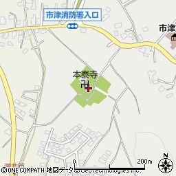 本泰寺周辺の地図