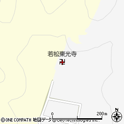 若松東光寺周辺の地図