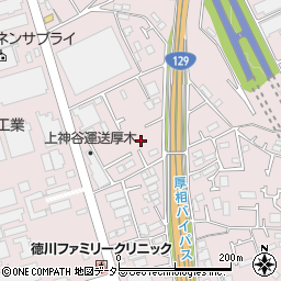 神奈川県厚木市上依知1076-14周辺の地図