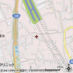 神奈川県厚木市上依知1588周辺の地図