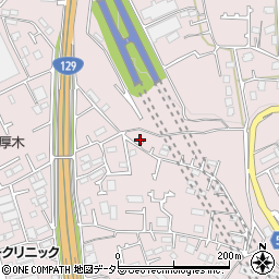 神奈川県厚木市上依知1588-4周辺の地図