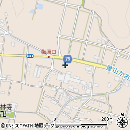 岐阜県山県市梅原570周辺の地図