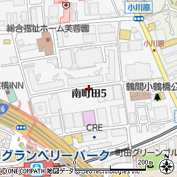 東京都町田市南町田5丁目周辺の地図
