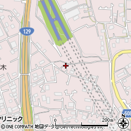 神奈川県厚木市上依知1588-5周辺の地図