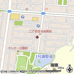 千葉県大網白里市みずほ台2丁目8周辺の地図