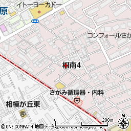 神奈川県相模原市南区相南4丁目5-7周辺の地図