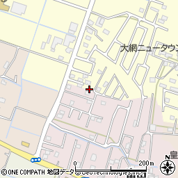 千葉県大網白里市富田436周辺の地図