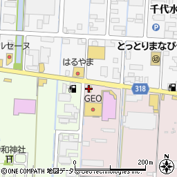 ファミリーマート鳥取安長店周辺の地図