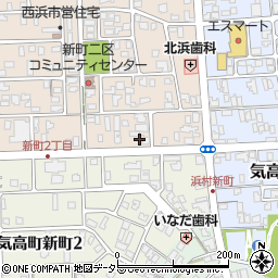 鳥取県鳥取市気高町北浜3丁目16周辺の地図