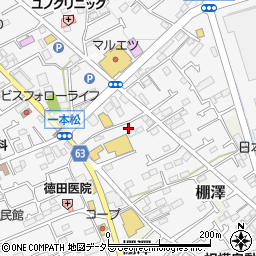 神奈川県愛甲郡愛川町中津3450-4周辺の地図