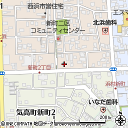 鳥取県鳥取市気高町北浜3丁目23周辺の地図