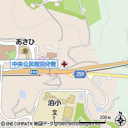 湯梨浜町泊歴史民俗資料館周辺の地図