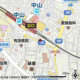 中山商協会館周辺の地図