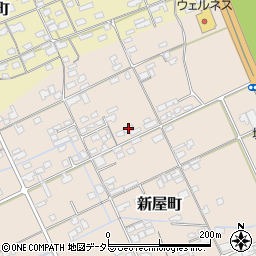 鳥取県境港市新屋町2425-2周辺の地図