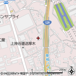 神奈川県厚木市上依知1071周辺の地図