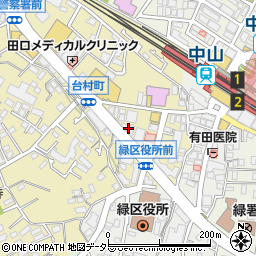 横浜台村郵便局周辺の地図