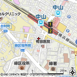 焼き鳥・居酒屋 とり一 横浜中山店周辺の地図