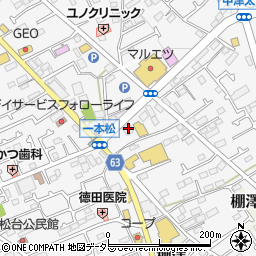 横浜銀行愛川支店 ＡＴＭ周辺の地図