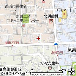 鳥取県鳥取市気高町北浜3丁目33-1周辺の地図