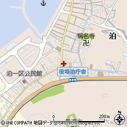 倉吉警察署泊駐在所周辺の地図