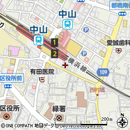 明光義塾中山駅前教室周辺の地図